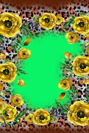 丝巾方巾印花华亿平台图片