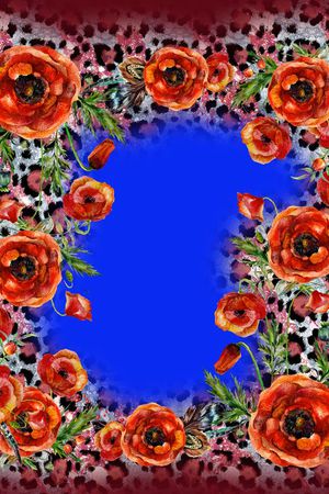 丝巾方巾印花华亿平台图片