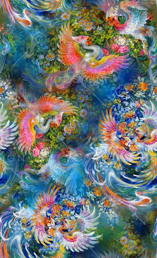 抽象印花华亿平台图片