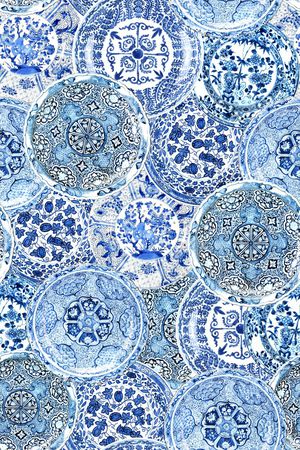 中国风印花华亿平台图片