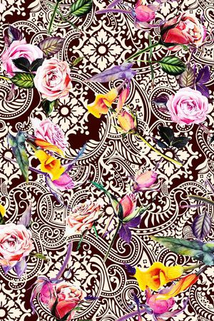 花朵印花华亿平台图片