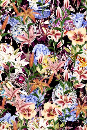 花朵印花华亿平台图片