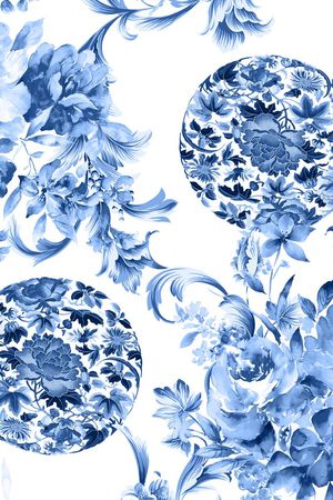 围巾印花华亿平台图片