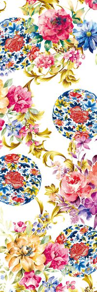 围巾印花华亿平台图片