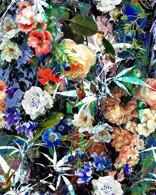 抽象印花华亿平台图片