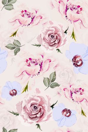 花朵印花华亿平台图片