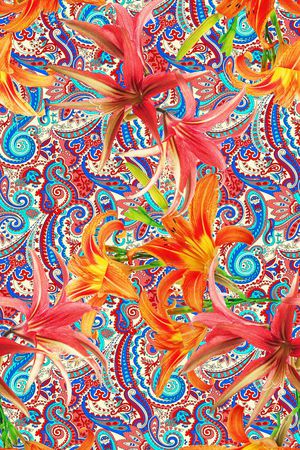 康乃馨印花华亿平台图片