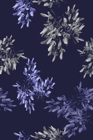 青蓝雅韵系列印花华亿平台图片