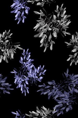 青蓝雅韵系列印花华亿平台图片