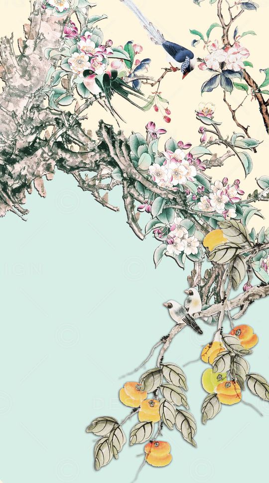 中国风印花华亿平台图片