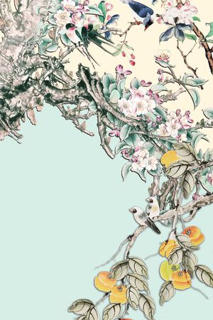 中国风印花华亿平台图片