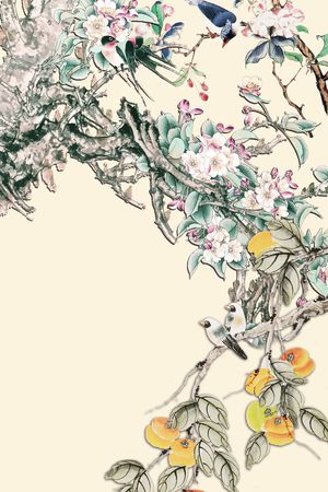 中国风印花华亿平台图片