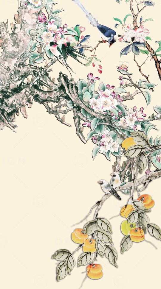 中国风印花华亿平台图片