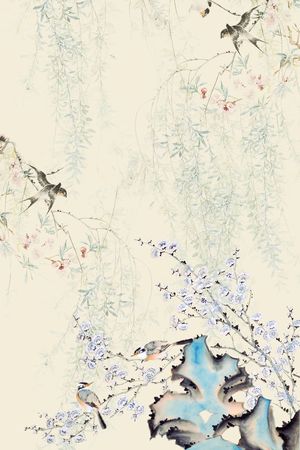 中国风印花华亿平台图片