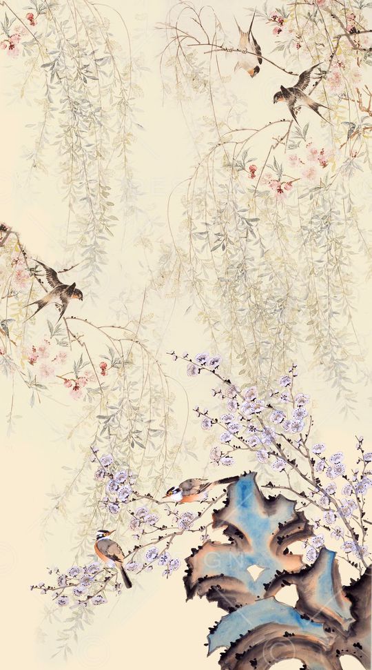 中国风印花华亿平台图片