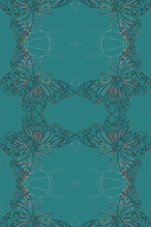 蝴蝶艺象印花华亿平台图片