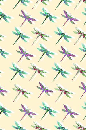 昆虫印花华亿平台图片