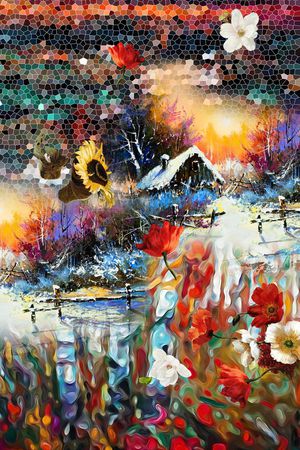 肌理印花华亿平台图片