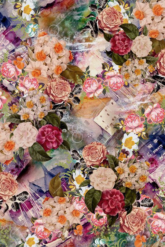 牡丹印花华亿平台图片