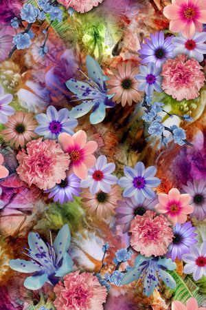 牡丹印花华亿平台图片