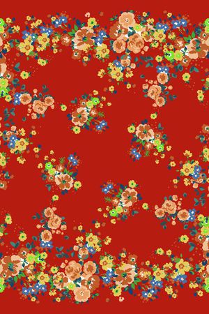 丝巾方巾印花华亿平台图片