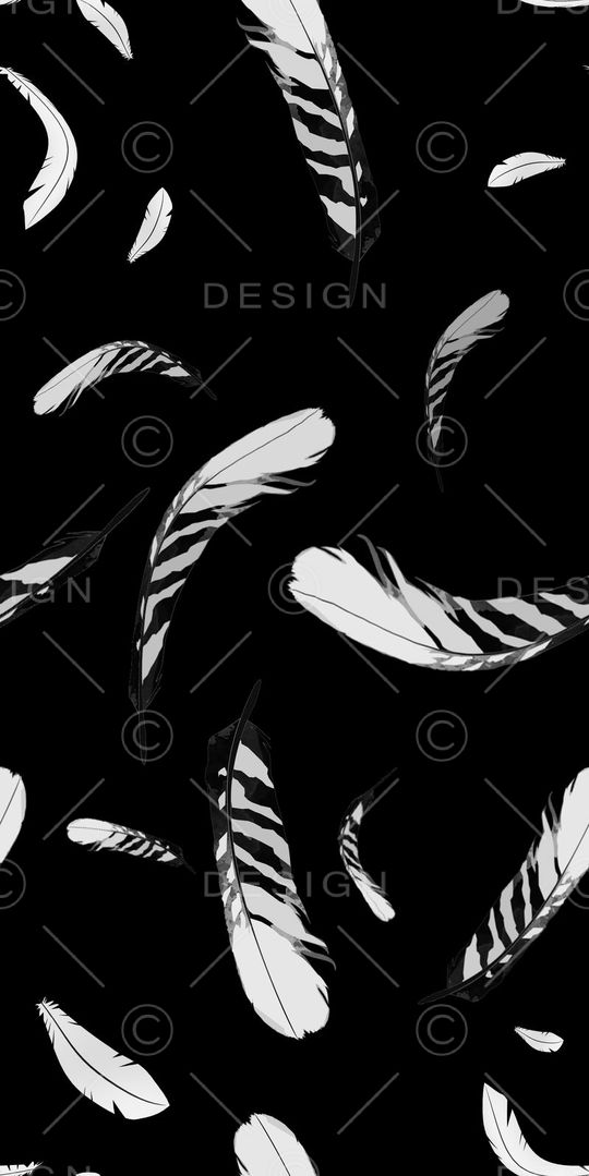 羽毛印花华亿平台图片