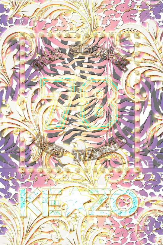 Kenzo印花华亿平台图片