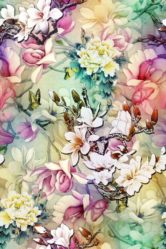 中国风印花华亿平台图片