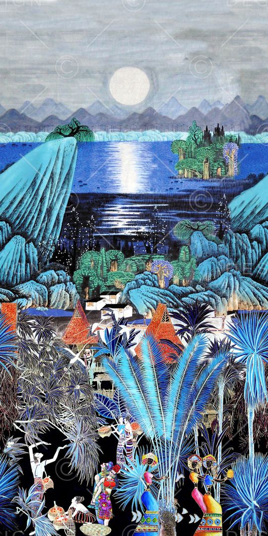 风景印花华亿平台图片