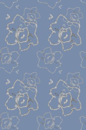 花卉意向印花华亿平台图片