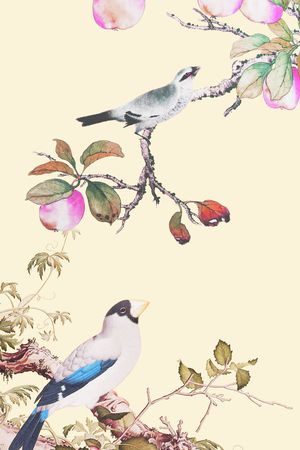 中国风印花华亿平台图片