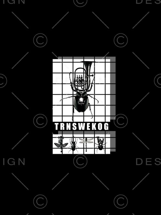 趣味昆虫图案印花华亿平台图片