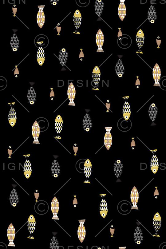 鱼印花华亿平台图片