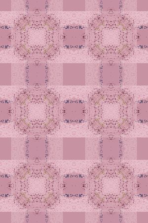 创意格子印花华亿平台图片