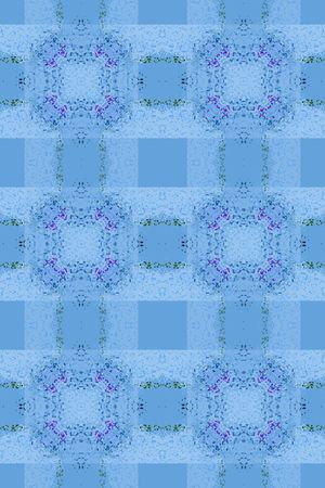 创意格子印花华亿平台图片