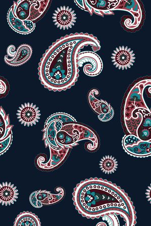 佩斯利印花华亿平台图片