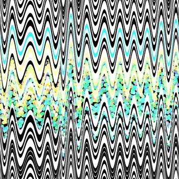 705557-波浪条纹绿