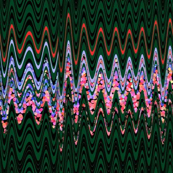 705558-波浪条纹墨绿