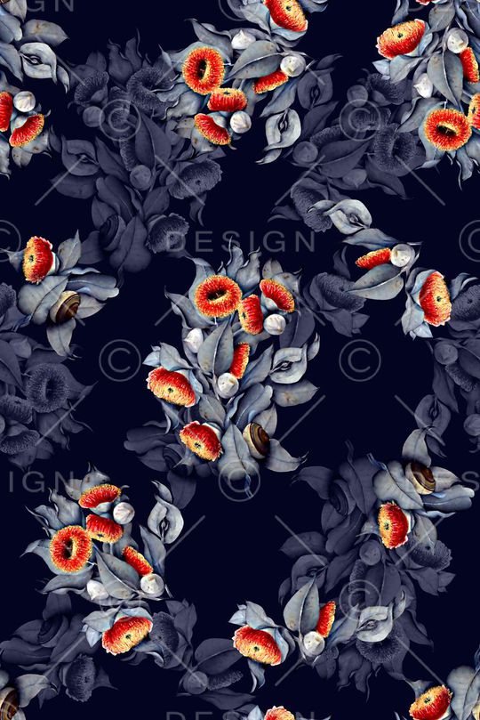 最新高清数码时尚花卉印花华亿平台图片