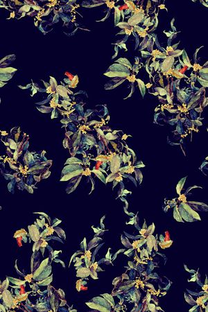 抽象手绘水彩中国风印花印花华亿平台图片