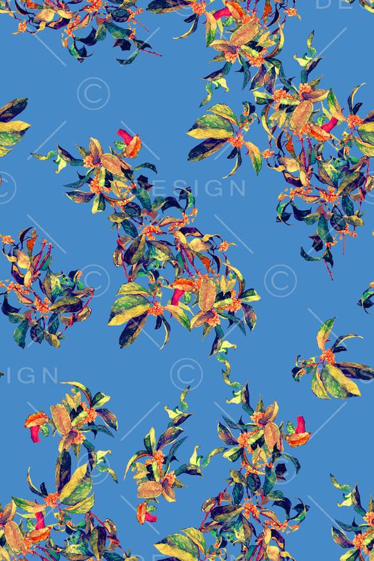 抽象手绘水彩中国风印花印花华亿平台图片