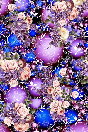 花朵印花华亿平台图片