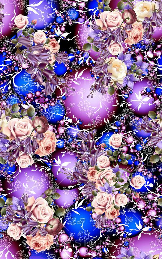 花朵印花华亿平台图片