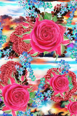 MAX-女装花卉印花华亿平台图片