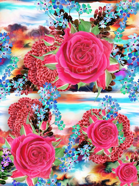 MAX-女装花卉印花华亿平台图片