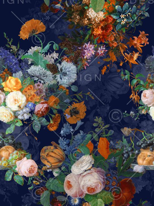 大牌复古印花华亿平台图片