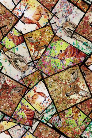 牡丹印花华亿平台图片