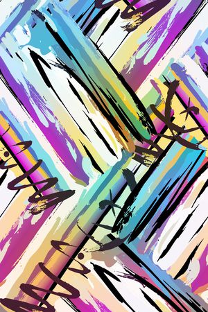 色块印花华亿平台图片