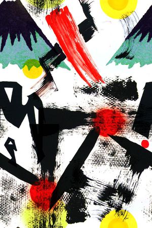 手绘印花华亿平台图片