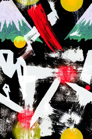 手绘印花华亿平台图片